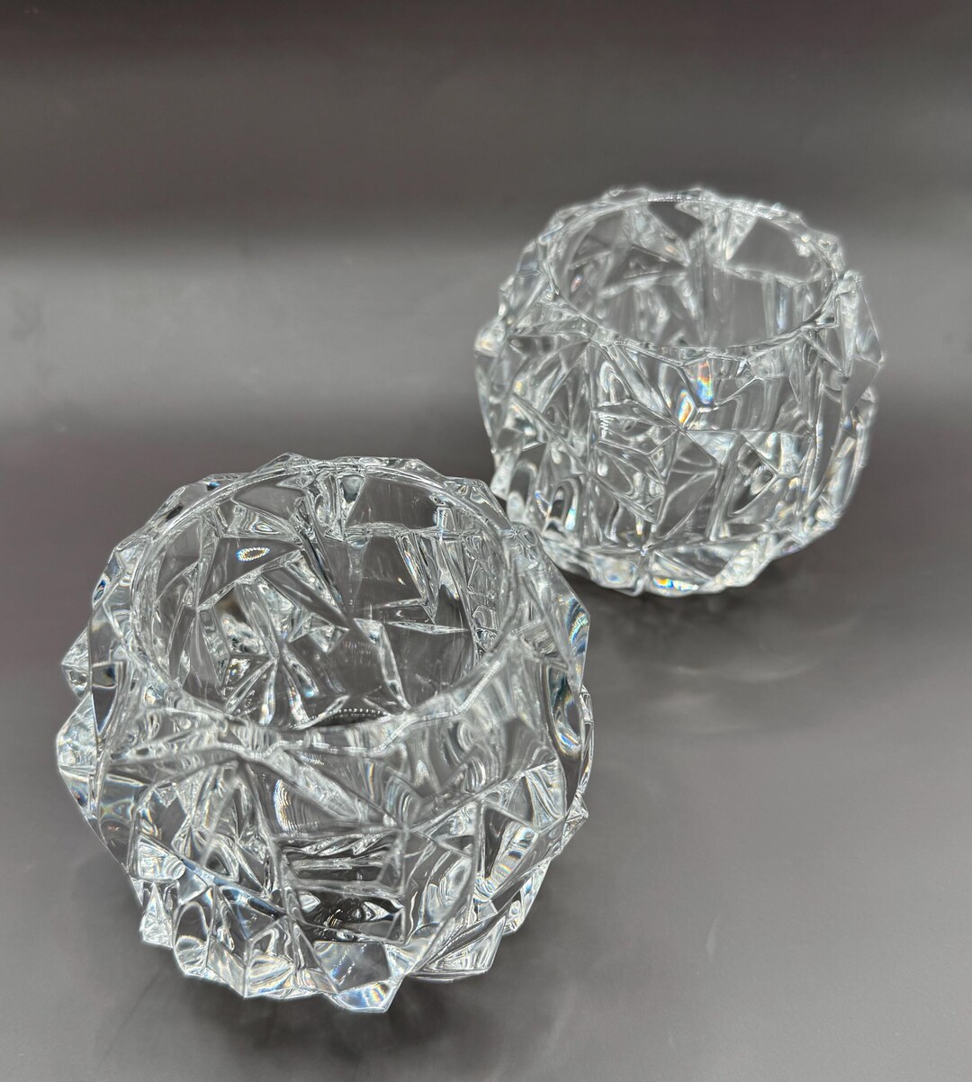Tiffany Crystal Candle Holder
