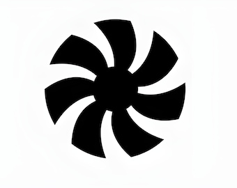 ventilator symbol, fan symbol, Svg, png, jpg, eps, pdf, clipart, vektör