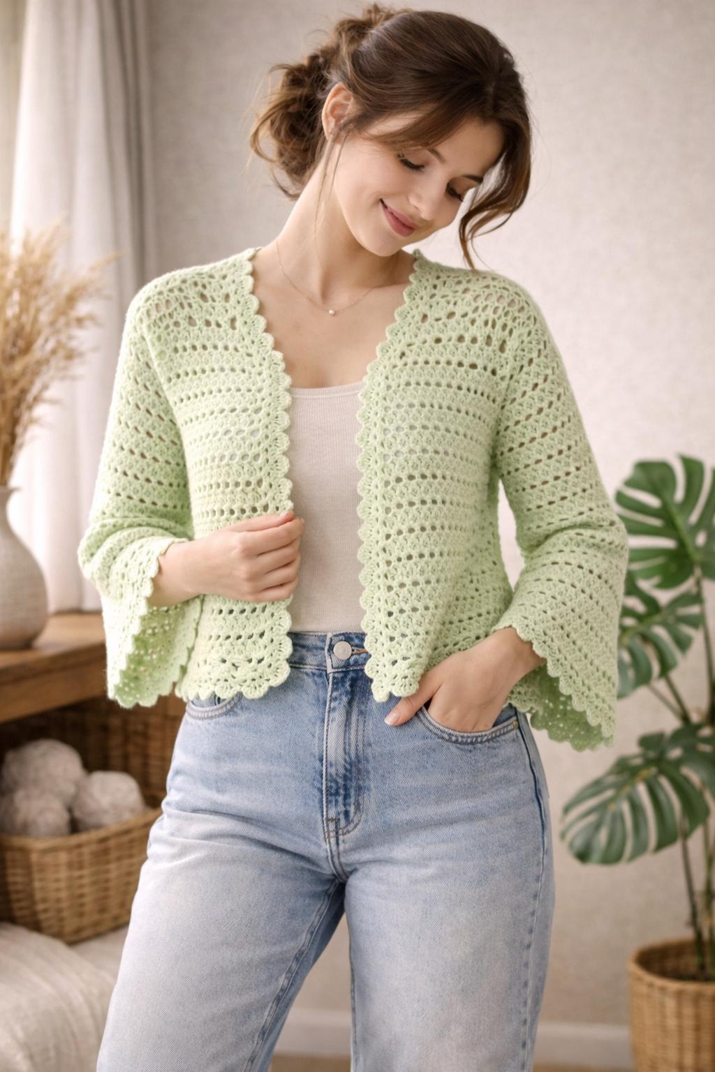 40 Lace Cardigan Crochet Patterns to Refresh Your Handmade Wardrobe 4 Vintage Crochet Jacket