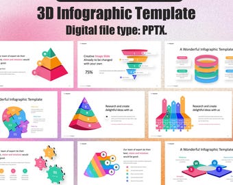 3D Infographic Template丨Comparison Slide丨Data Visualization丨Graphs Data丨Infographics PowerPoint Templates | Presentation Template |