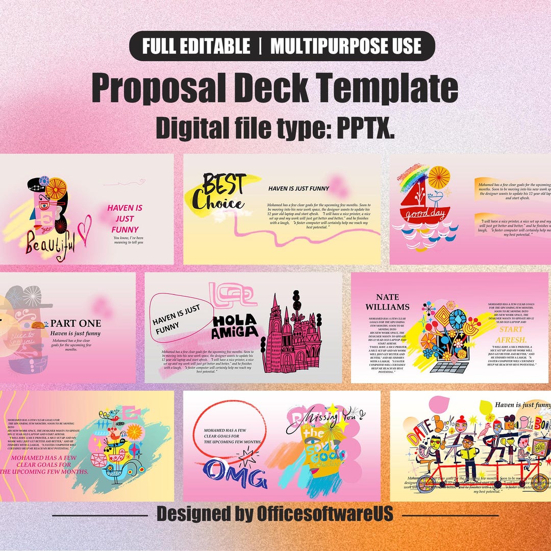 Creative Pitch Deck丨creative Project丨proposal Template丨proposal Design丨 ...