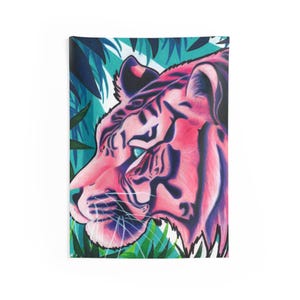 Vibrant Tiger Wall Tapestry | Bohemian Decor, Jungle Vibes, Animal Lover Gift, Home Wall Art, Eco-Friendly Tapestries