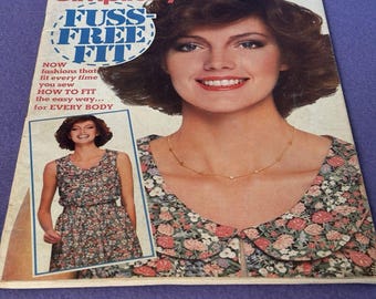 1978 Simplicity Fuss Free Fit Sewing Machine PB Pattern Book Clothing Alteration
