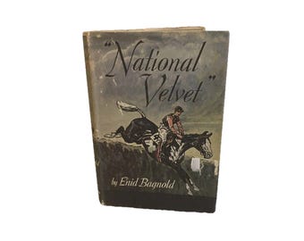 National Velvet by Enid Bagnold Early Book Club Edition 1935 HC/DJ Good