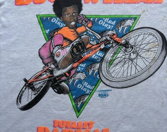 VTG 1987 Buckwheat The Little Rascals Single Stitch Totally Radical Rad Otay! M