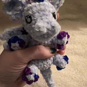 Baby Dragon Snuggler ~ plushie ~ crochet