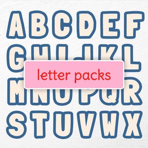 Classroom Bulletin Board Letter Packs | Sand Sea & Shell Themed