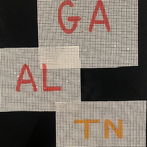 Needlepoint State Minis