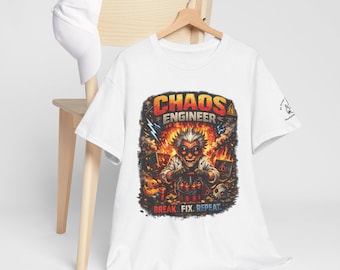 Chaos Engineer, Unisex Heavy Cotten Tee