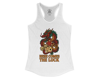 Here Comes the Luck, Women's Racerback Tank