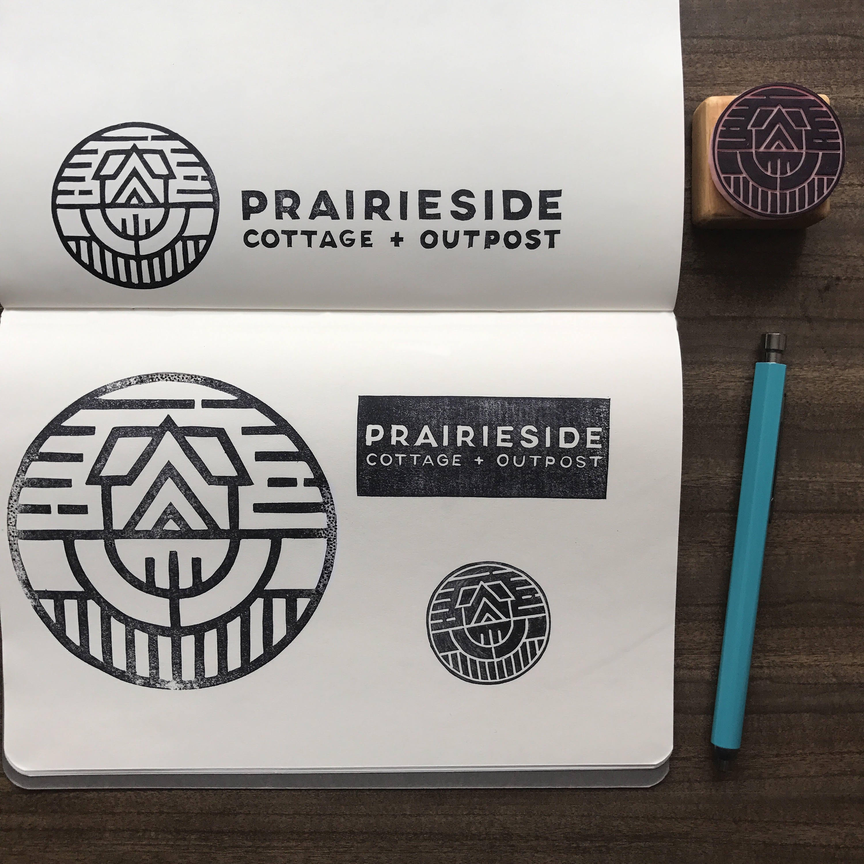 Business Branding Stamp Set Custom Logo Rubber Stamps Hand Etsy