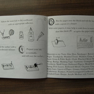 Relief Printmaking How-to-do-it Zine 2 Instruction Manual | Etsy