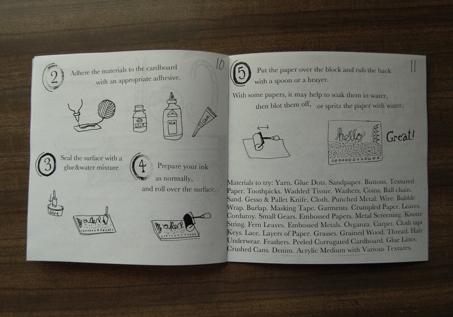 Relief Printmaking How-to-do-it Zine 2 Instruction Manual | Etsy