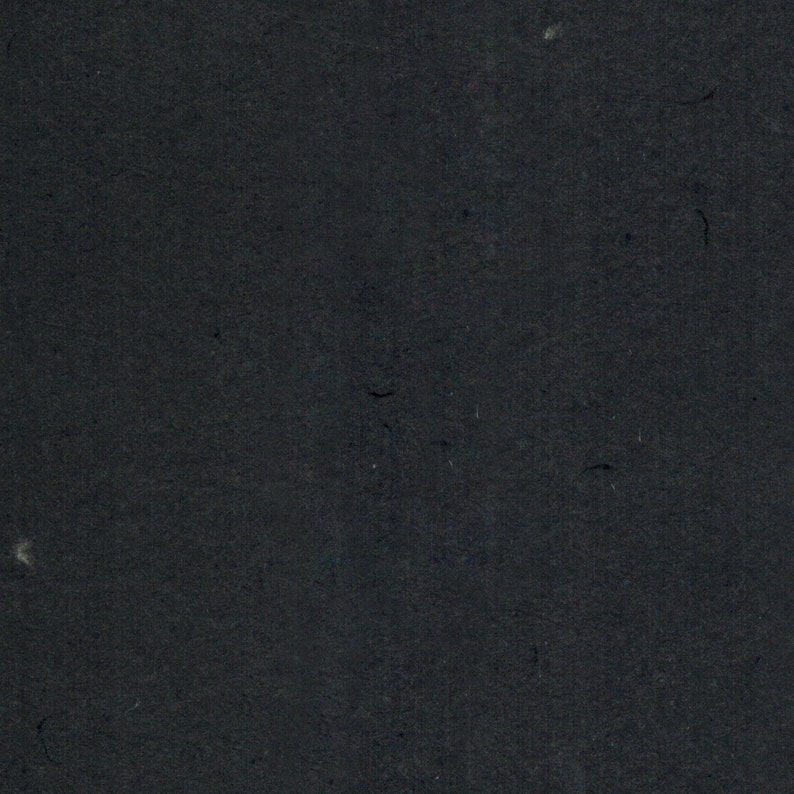 Vintage Black Cotton Handmade Paper 11x14 Fine Art Paper