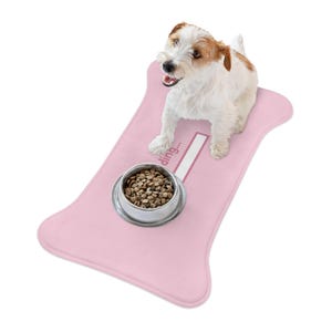 Cute Pet Feeding Mats - Adorable Dog Dining Mat for Pet Lovers, Animal Accessories, Kitchen Decor, Gift for Pet Owners