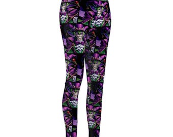 Leggings, The Joker Halloween Tights, Women's Casual Pants, Cosplay Costume, Comic Book Character, Movie Villain Outfit