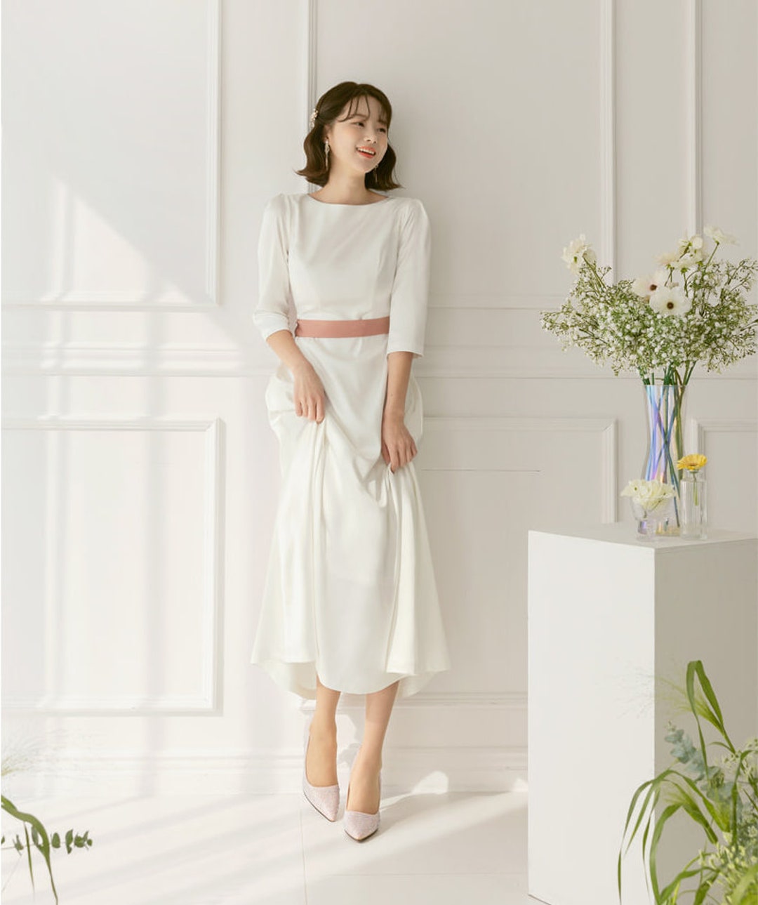 Simple Elegant Korean Wedding Dress Styles| 16 Stylish Wedding Gown  Collections | roowedding