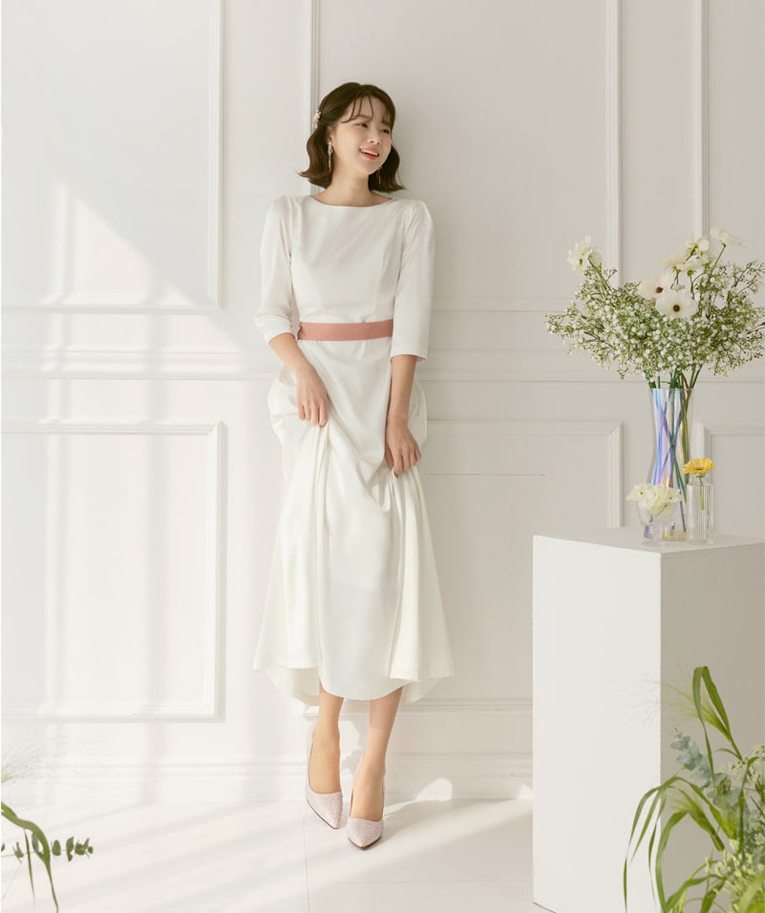 Korean simple wedding dress sale