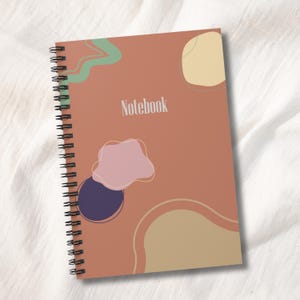 Cuaderno espiral elegante: perfecto para llevar un diario, tomar notas, regalo para estudiantes, planificadores, papelería elegante y decoración para la oficina en casa.