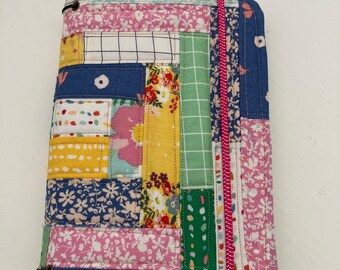 new!!! - PATCHWORK TRAVELLERS NOTEBOOK Journal / Scrapbook