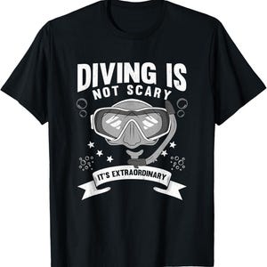 Scuba Diving Shirt, Diver T-Shirt, Scuba Diver Gift, Deep Sea Diver Tee, Scuba Lover Shirt, Ocean Lover, Underwater Sports Tee