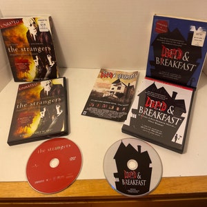 Collectible-Lot of 2 Horror movie DVD’s set-The Strangers(2 movies in 1) and Dead & Breakfast w/Lenticular slipcover and insert-both unrated