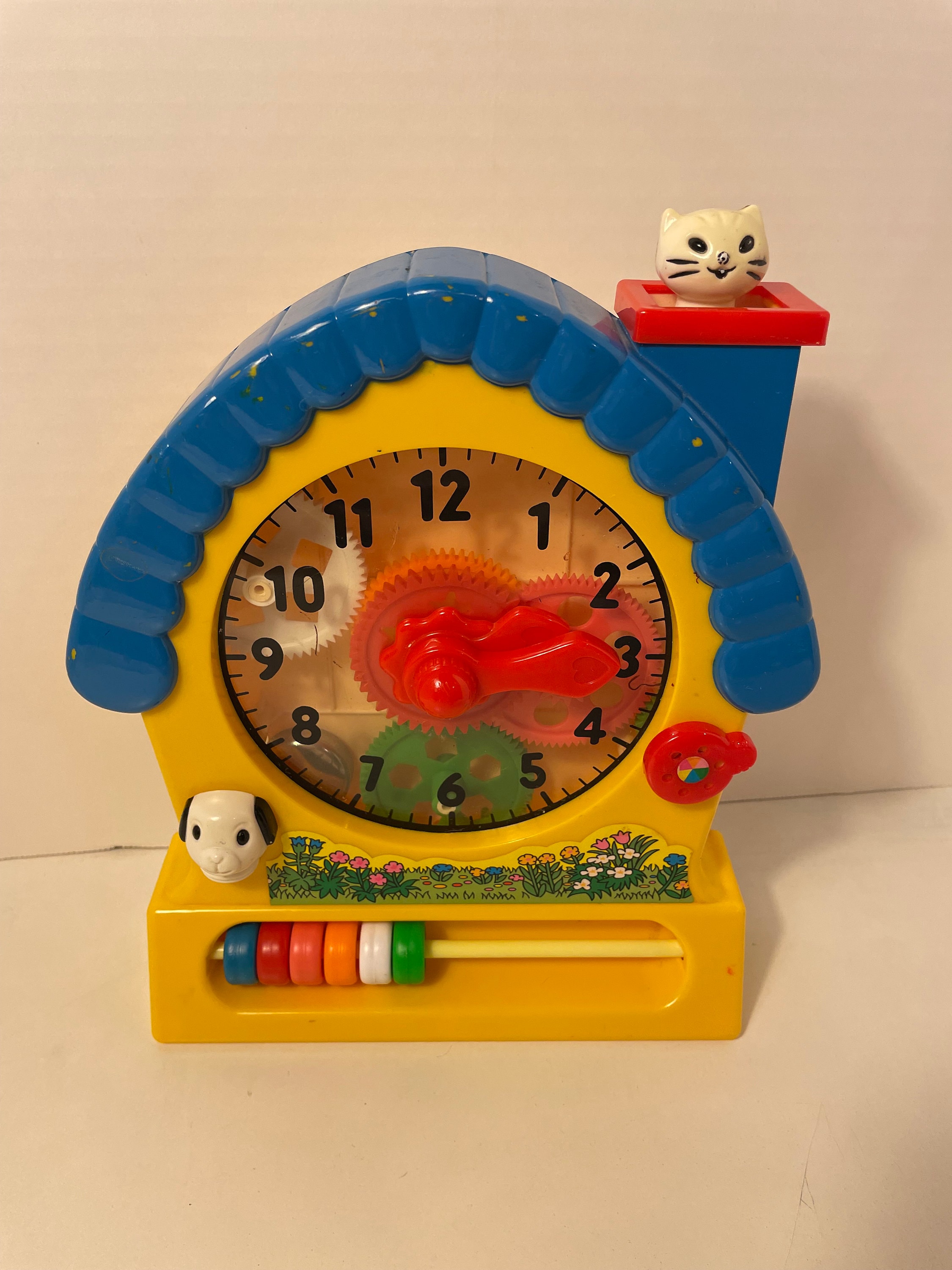 vintage educational toy ❀ お洒落な トイクロック