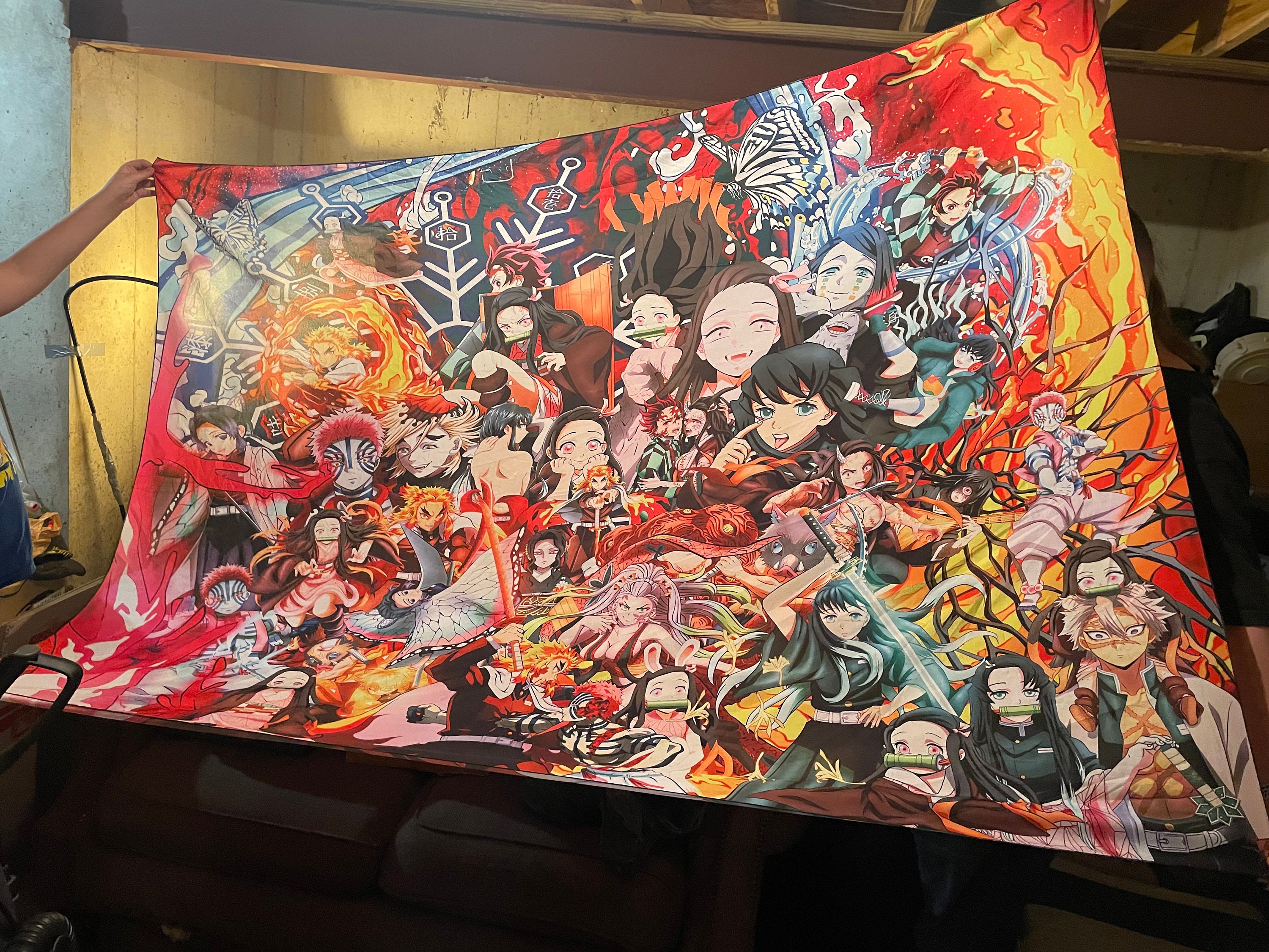 demon slayer onis superiores Tapestry for Sale by Mika-Funart