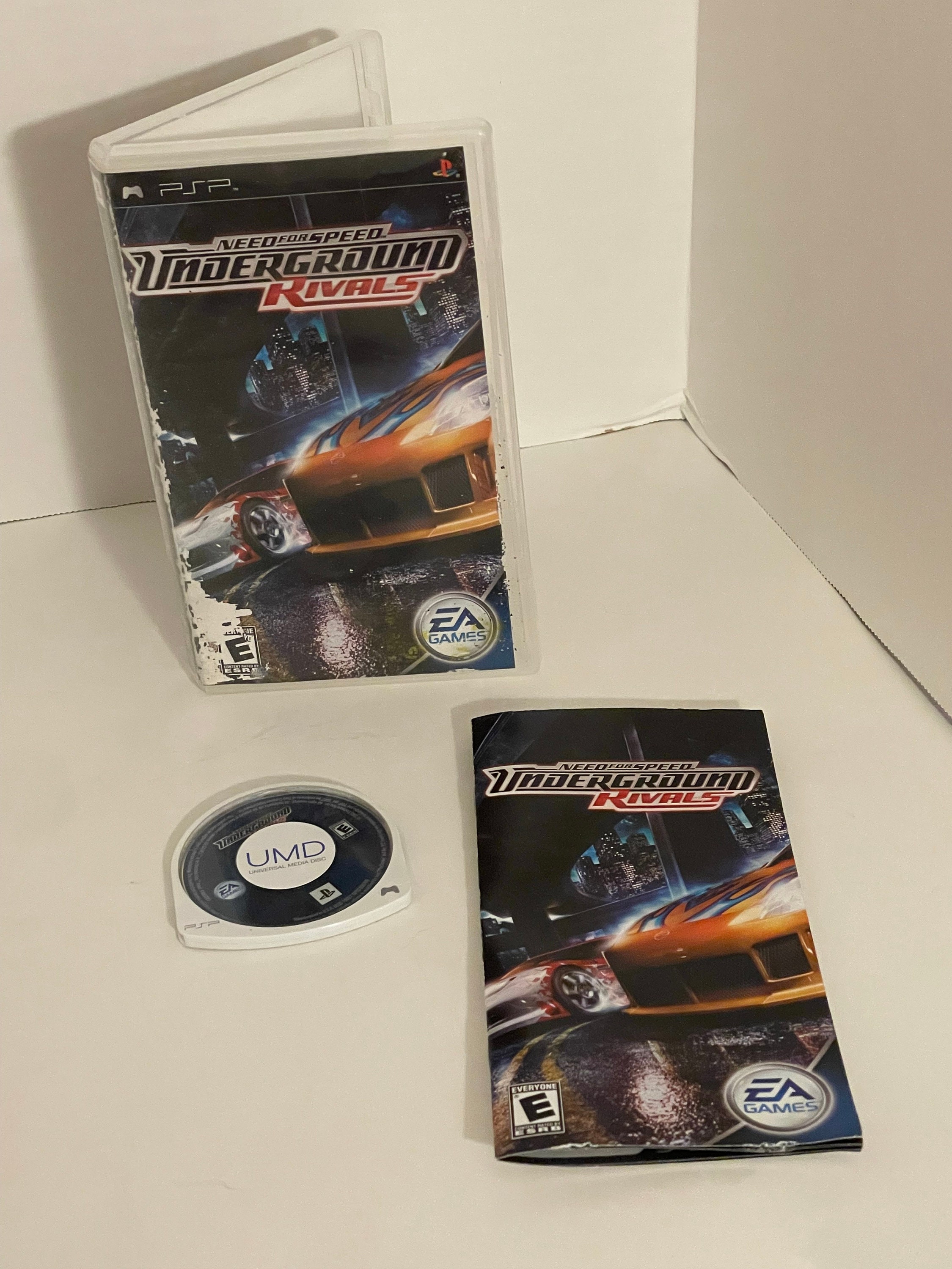 Need For Speed Underground Rivals PSP Game USED