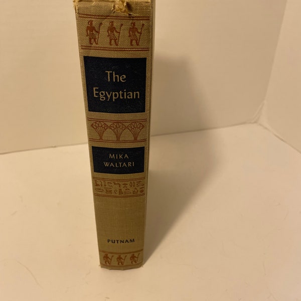 Vintage-collectible-1949-The Egyptian by Mika Waltari-Translated by Naomi Waldorf-Publisher:G.P. Putnam’s Sons-New York-Preowned