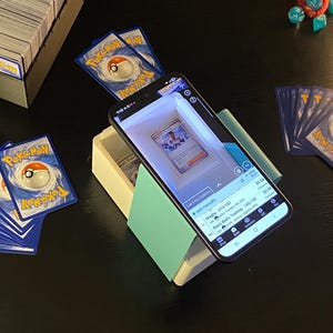 Scanner de cartas Pokémon – scanner de cartas TCG, funciona com MTG, Lorcana, Yu-Gi-Oh – escaneia com/sem capa – compatível com aplicativos