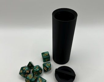 Dice Storage Key chain and Portable Gaming Organizer, Durable Dice Case Holder, Perfect for RPG & Board Games Accessories