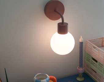 Dusty Rose Poplight Rechargeable Wall Sconce