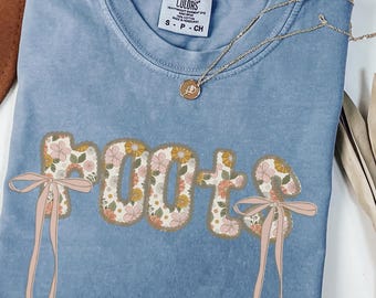 Floral Bow Roots Shirt, Immigrant Rights Activist Tee, Latina Heritage Apparel