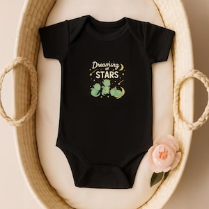 Dreaming of Stars, Baby Drache Body, Bookish Baby Body, Book Club Baby, Baby Mädchen Geschenk, Sommer Body, Fantasy