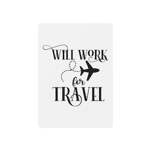 Naipes elegantes para amantes de los viajes: perfectos para noches de juegos, regalos, fanáticos del póker, entusiastas de los viajes y coleccionistas.