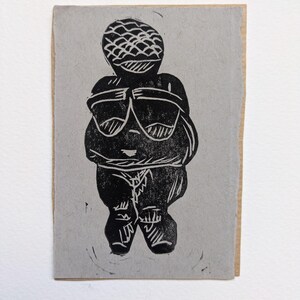 Venus Lino Block Print