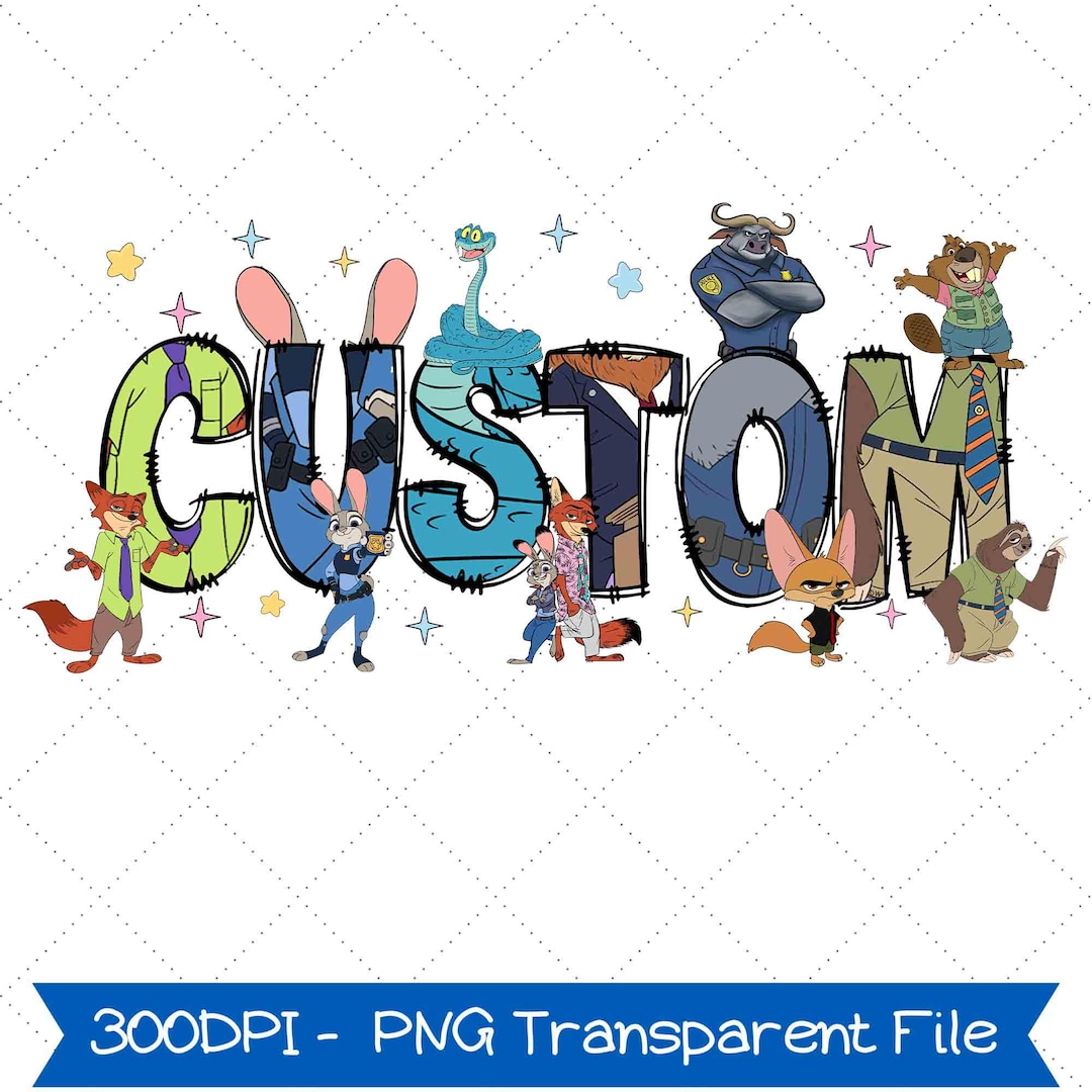 Custom Disney Zootopia 2 Characters Png, Judy Hopps Nick Wilde Gary De ...