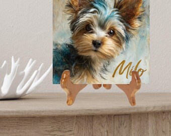 Yorkshire Terrier Decorative Tile thumbnail 2