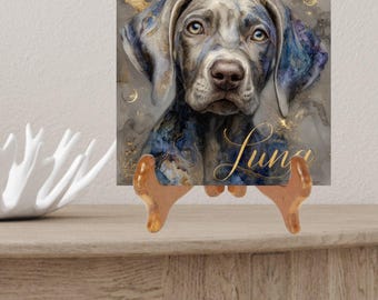 Weimaraner Decorative Tile thumbnail 2