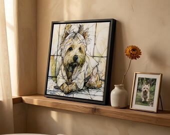 West Highland White Terrier Spa Dog Ceramic Tile thumbnail 1