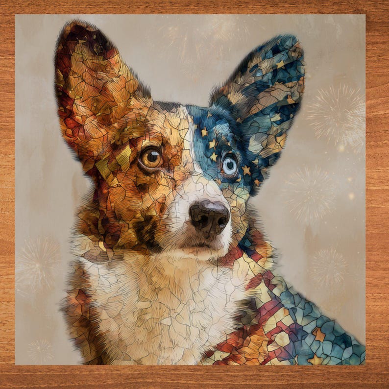 Cardigan Welsh Corgi handcrafted in Knoxville