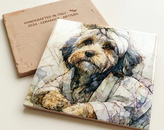 Cockapoo Spa Dog Ceramic Tile thumbnail 3