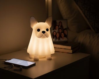 French Bulldog Sheet Ghost Nightlight thumbnail 1