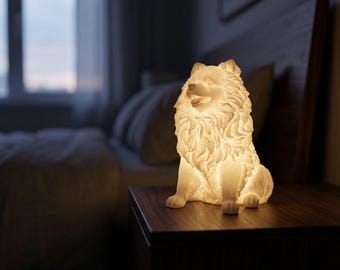 Pomeranian Dog Luminary Night Light thumbnail 1