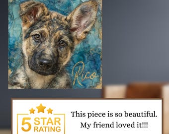 Belgian Malinois Decorative Tile thumbnail 4