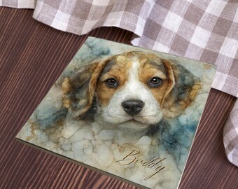 Beagle Decorative Tile thumbnail 3