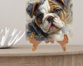 English Bulldog Decorative Tile thumbnail 2