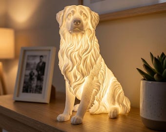 Australian Shepherd Dog Luminary Night Light thumbnail 3