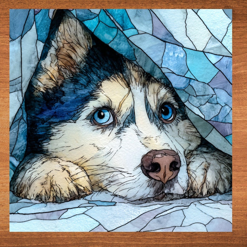 Siberian Husky handcrafted in Knoxville